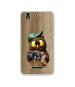 Casotec Owl Design Printed Silicon Soft TPU Back Case Cover for Yu Yureka