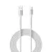 Portronics Konnect X 3A Unbreakable Nylon Braided USB to Type C Fast Charging Cable 2M Long, Supports All Type C Smartphones and Devices(White)