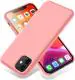 EasyTac Dark Pink Silicone Back Case For Iphone 11