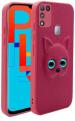 Cloudza Infinix Hot 10 Play Pink Plastic Scratch Resistance Back Cover