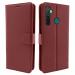 Balkans RealMe 5 / 5s / 5i / Narzo 10 Flip Cover Leather Finish | Inside TPU with Card Pockets | Wallet Stand and Shock Proof | Magnetic Closing | Complete Protection Flip Case (Brown)