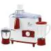 Pringle Real High Efficiency 500W Juicer Mixer Grinder With 2 Unbreakable Jars, White & Red