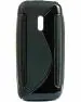A ACCESSORIES KART Nokia 105 Black Silicon Edge Protection Back Cover