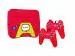 Sameo Little Master 8 Bit Gaming Console for TV | 2 USB Joysticks | Exciting 999999 in 1 Built-in Games | Ideal for Adults, Kids, Boys, Girls | 6 Months Warranty - (Red)