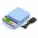 Venus SF-400A, India Electronic Digital Kitchen Weighing Scale, Food Weight Machine for Home, Baking, Health 10 kg Batteries, Blue