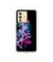Casotec Butterflies Neon Light Design Printed Silicon Soft TPU Back Case Cover for Vivo V23 5G