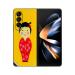 GADGETSWRAP Printed Vinyl Skin Sticker for Samsung Galaxy Z Fold 4 - Kokeshi