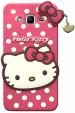 Cloudza Samsung Galaxy J2 (6) Pink and White Silicon Scratch Resistant Mobile Back Cover