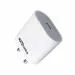 Portronics Adaptor 20 Type C 20W Fast PD Type C Adapter Charger with Fast Charging for iPhone 12, 12 Pro, 12 Mini, 12 Pro Max, 11, XS, XR, X, 8 Plus, iPad Pro, Air, Mini, Galaxy 10, 9, 8 (Adapter Only) White