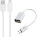 Webilla Cable Accessory Combo For 2.1A Fast Charging Usb Data Cable And Otg Sync and Charge Cable Combo For All Smartphones (White)