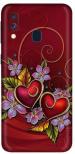 aadia Samsung A40 PRINTED SKIN STICKER DECAL LAMINATION (PERFECT FIT/ONLY BACK/MATTE FINISH)