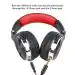 OneOdio Pro-10 Over Ear Headphone, Wired DJ Bass Headsets with 50mm Driver, Foldable Lightweight Hi-res Headphones with Shareport and Mic for Recording Monitoring Podcast Guitar PC TV(Black, Red)
