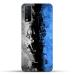 MobiEra Vivo Y12s Black Blue Design Plastic Hard Case Cover