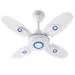 Candes Nexo 600 mm Ultra High Speed 4 Blade Ceiling Fan (White Blue, Pack of 1)