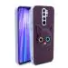 Sonty Oppo A9 2020 Purple Faux Leather Shock Proof Mobile Back Cover