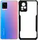 CarryWrap Back Cover for Vivo V20 Pro (Black, Transparent, Hard Case, Pack of: 1)