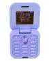 Uismart Gamma Flip Mini M2 Dual Sim Foldable Flip Feature Phone With 2 Inch Display Camera & FM - Purple