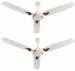 Candes Lynx 3 Blade 1200Mm Ceiling Fan, Ivory (Pack Of 2)