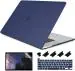 iFyx MacBook Pro 16 inch Navy Blue Silicone Matte Hard Protective Shell Case Cover