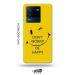 Tweakymod Printed Funny FAce Yellow Back Cover For Vivo IQOO Neo 6