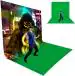 HIFFIN 8 x 20 ft. Chroma Key, Non-Woven Fabric Solid Color Green Screen Photo Backdrop Studio Photography, Non-Gloss Reflective Fabrication, A - Grade Premium Green Backdrop Screen
