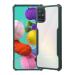 LIRAMARK Transparent Clear Shock Proof Back Cover Case Designed for Samsung Galaxy A51 (Green)