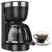 Warmex CM-09 800 Watts 12 Cup Coffee Maker With Glass Carafe of 1.25 Liter, Black
