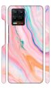 YAPZONE Designer Printed Mobile Back Cover Case for Realme 8i - (Pink Liquid Marble)