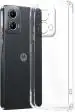 COVERBLACK Silicon Back Cover Compatible model for Motorola Moto G34 5G - Transparent