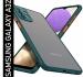 Samsung A32(5G),M32 (5G) Green Silicon Shock Absorbent Mobile Back Case 20.3 x 12.7 x 10.2 cm