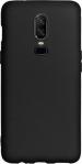 XOVO Back Cover for OnePlus One (Black, Dual Protection, Silicon, Pack of 1)