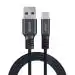 elven flex Unbreakable 65W / 5A Fast Charging 1.5m Rugged Braided Type C Cable for Smartphones, Tablets, Laptops & other Type C devices, PD Technology, 5Gbps Data Sync, Quick Charge 5.0 (Black)