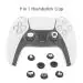 GAMENOPHOBIA 9 Pieces Replacement Thumb Grips Caps Cover Silicone Luminous Analog Controller Joystick Thumb Stick Cap, Compatible with PS5 PS4 PS3 PS2 Xbox 360 Xbox One Controllers
