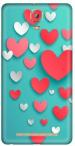aadia Gionee Marathon M5 Plus Matte Vinyl Love Printed Mobile Skin Sticker with Scratch Resistant Lamination