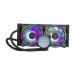 Cooler Master Aluminium Ml240 Illusion Cpu Liquid Cooler Support Intel And Amd Cpu Socket Am5, 1151 3Rd Gen Dual Chamber Pump 240Mm Aio Argb Controller