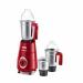 USHA Thunderbolt 800-Watt Copper Motor Mixer Grinder with 3 Jars and 5 Years Motor Warranty(Red)