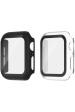 Bakeey Recoppa Black And Clear Glass 38mm Screen Protector For Apple Watch Series 1 To 3 (Pack Of 2)
