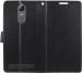COVERBLACK Artificial Leather::Plastic Flip Cover Compatible model for Lenovo Vibe K5 Note - Black
