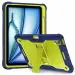 ProElite Cover for Apple iPad Air 11 inch 2024, Rugged Shockproof Heavy Duty Back Case Cover for Apple iPad Air 11 inch M2 2024 with Apple Pencil Holder, Navy Green