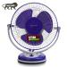Blueberry's 3 Blade 1000 RPM High Speed Table Fan, White and Violet