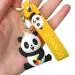 NSV Cute 3D Cartoon Character Panda Keychain With Charm