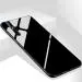 Clickaway Black Toughened Glass Back Cover For Vivo V15