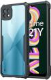 Meephone Mobile Cover for Realme C21Y, Realme C25Y (Black, Transparent, Grip Case, Pack of 1)