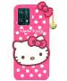 Fastship Silicone soft Hello Kitty with Pendant Case proper fit Back Cove for Realme 9 Pro 5G - Pink
