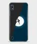 BHAI COVER Samsung Galaxy A10 Multicolor Polycarbonate White Moon Silhouette Stylish Designer 3D Printed Mobile Phone Back Cover