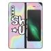 GADGETSWRAP Printed Vinyl Skin Sticker for Samsung Galaxy Fold - shut-up