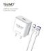 TEQMO 45 W SuperVOOC 5 A Fast Charger (White) with Cable