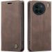 Excelsior Premium Retro PU Leather Wallet Flip Case Cover for Vivo X90 Pro 5G (Coffee)