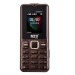MTR M1000 Dual Sim keypad Mobile Display 2.4 with 3000 mAh Battery, Storage Upto 32MB- Brown