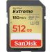 SanDisk 512GB Extreme SDXC UHS-I Memory Card - C10, U3, V30, 4K, UHD, SD Card - SDSDXVV-512G-GNCIN
